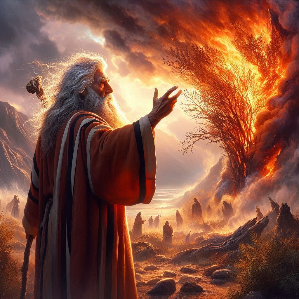 Moses burning bush